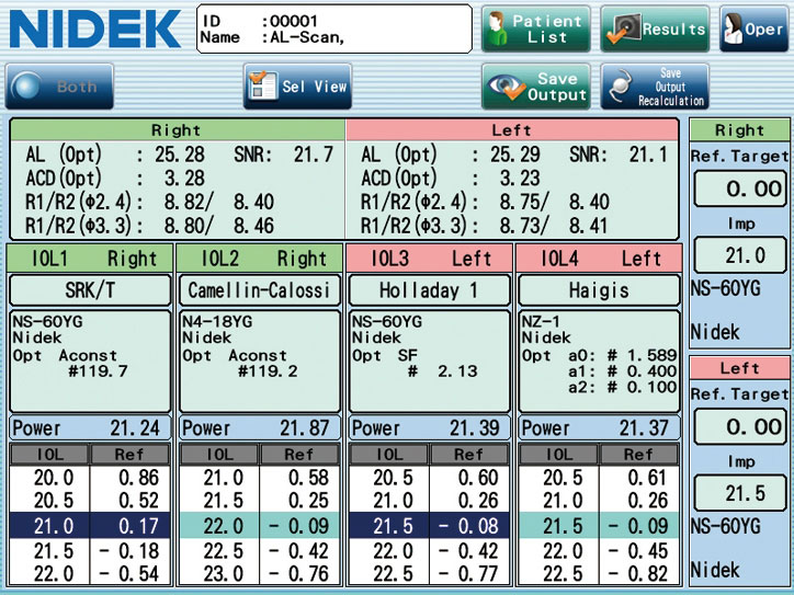 Nidek - AL - Scan Biometer